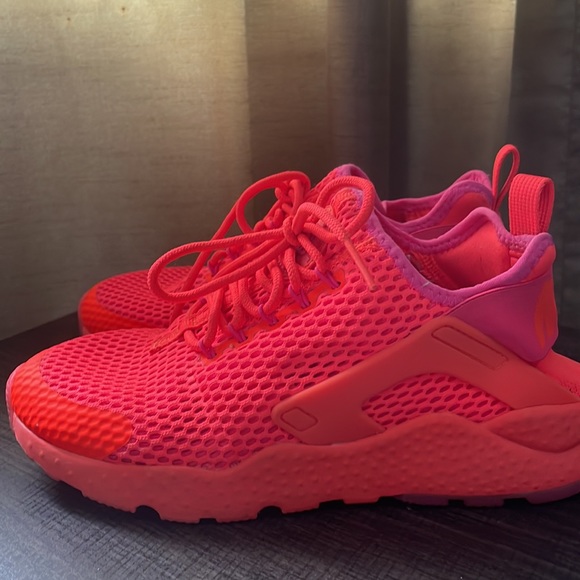 Wmns Air Huarache Run Ultra BR 'Total Crison' Orange/pink - Picture 11 of 13